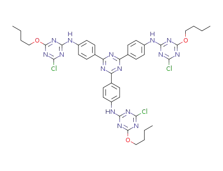 C<sub>42</sub>H<sub>42</sub>Cl<sub>3</sub>N<sub>15</sub>O<sub>3</sub>