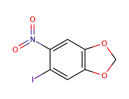 Molecular Structure of 7106-74-3 (5-IODO-6-NITRO-1,3-BENZODIOXOLE)