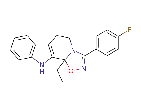 11b-ethyl-3-(4-fluorophenyl)-5,6,11,11b-tetrahydro[1,2,4]oxadiazolo[4',5':1,2]pyrido[3,4-b]indole