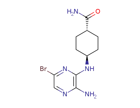 (1r,4r)-4-(3-amino-6-bromopyrazin-2-ylamino)cyclohexanecarboxamide