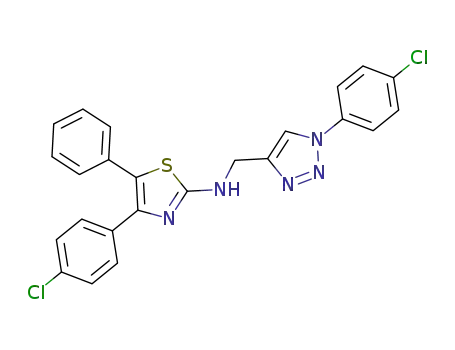 [4-(4-chlorophenyl)-5-phenylthiazol-2-yl][1-(4-chlorophenyl)-1H-[1,2,3]triazol-4-yl]methylamine