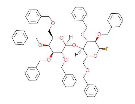 2,3,4,6-tetra-O-benzyl-β-D-galactopyranosyl-(1->4)-2,3,6-tri-O-benzyl-α-D-glucopyranosyl fluoride