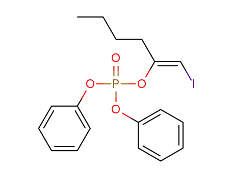 (Z)-1-iodohex-1-en-2-yl diphenyl phosphate