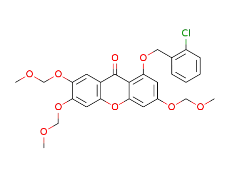 Molecular Structure of 1314917-82-2 (C<sub>26</sub>H<sub>25</sub>ClO<sub>9</sub>)