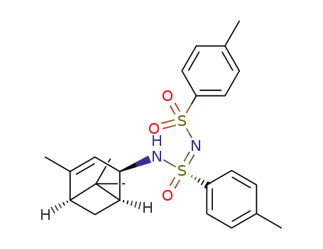 (S)-N-{(4-tolyl)(oxido)[((1S,2R,5S)-4,6,6-trimethylbicyclo[3.1.1]hept-3-en-2-yl)amino]-λ<sup>4</sup>-sulfanylidene}tosylamide