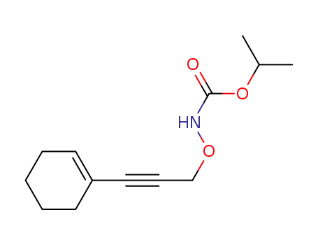 Molecular Structure of 1287768-95-9 (isopropyl (3-(1-cyclohexenyl)-2-propynyl)oxycarbamate)