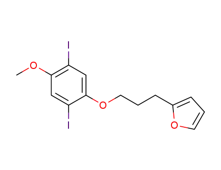 1,4-diiodo-2-methoxy-5-[3-(furan-2-yl)propyloxy]benzene