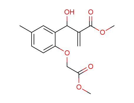 methyl 3-[2-(carbomethoxymethyloxy)-5-methyl]-phenyl-3-hydroxy-2-methylenepropanoate