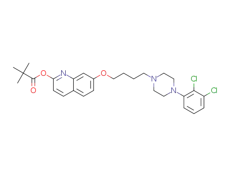 7-(4-(4-(2,3-dichlorophenyl)piperazin-1-yl)butoxy)quinolin-2-yl pivalate