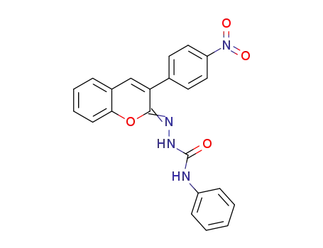 1-[3-(p-nitrophenyl)-2H-chromen-2-ylidene]-4-phenylsemicarbazide