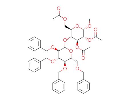 methyl 2,3,6-tri-O-acetyl-4-O-(2',3',4',6'-tetra-O-benzyl-D-glucopyranosyl)-α-D-glucopyranoside