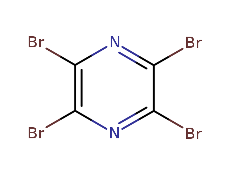 Pyrazine,2,3,5,6-tetrabromo- cas  23987-37-3