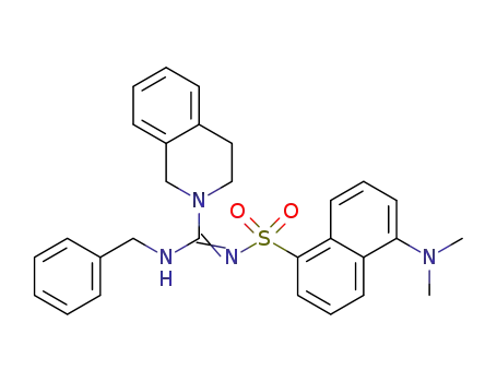 N'-benzyl-N-[(5-dimethylamino)naphthalene-1-sulfonyl]-1,2,3,4-tetrahydroisoquinoline-2-carboximidamide