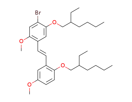 (E)-1-bromo-2-(2-ethylhexyloxy)-4-(2'-(2-ethylhexyloxy)-5'-methoxystyryl)-5-methoxybenzene