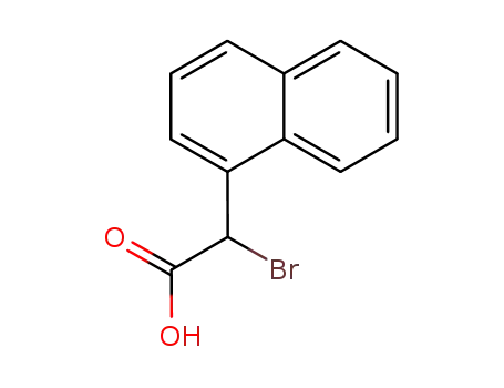 Molecular Structure of 72191-56-1 (1-Naphthaleneacetic acid, a-bromo-)