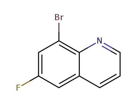 Molecular Structure of 22960-18-5 (8-Bromo-6-fluoroquinoline)