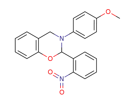 3-(4-methoxyphenyl)-2-(2-nitrophenyl)-3,4-dihydro-2H-benzo[e][1,3]oxazine
