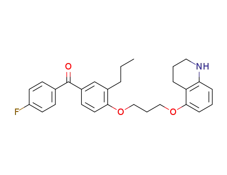 (4-fluorophenyl)-{3-propyl-4-[3-(1,2,3,4-tetrahydroquinolin-5-yloxy)propoxy]phenyl}methanone