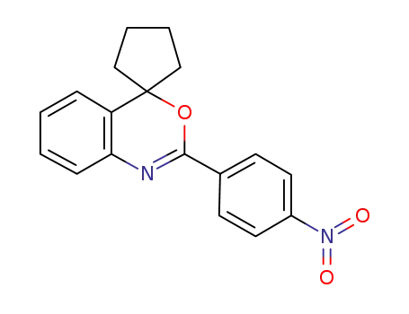 2-(p-nitrophenyl)spiro[3,1-benzoxazine-4,1'-cyclopentane]