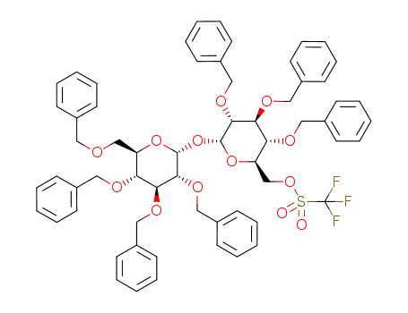 2,3,4,2',3',4',6'-hepta-O-benzyl-6-O-trifluoromethanesulfonyl-α,α-D-trehalose