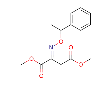 dimethyl 2-(1-phenylethoxyimino)succinate