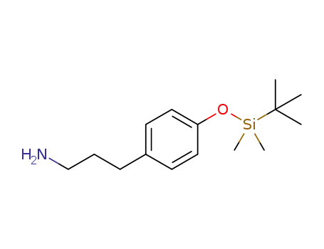 3-(4-(tert-butyldimethylsilyloxy)phenyl)propan-1-amine