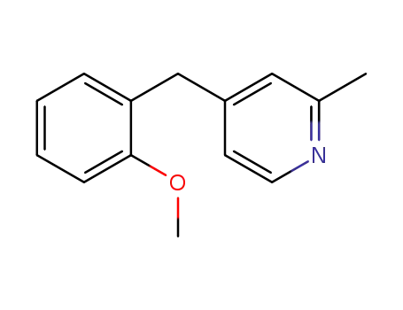 Molecular Structure of 1334723-78-2 (4-(2-methoxybenzyl)-2-methylpyridine)
