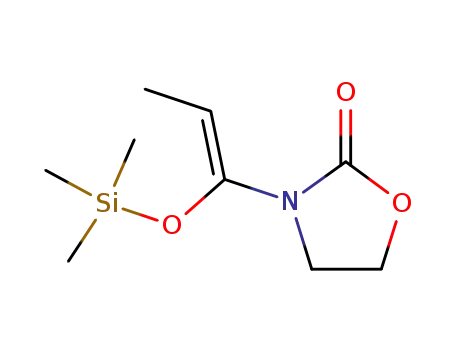 3-<(Z)-1-Trimethylsilyloxyprop-1-enyl>-2-oxazolidone