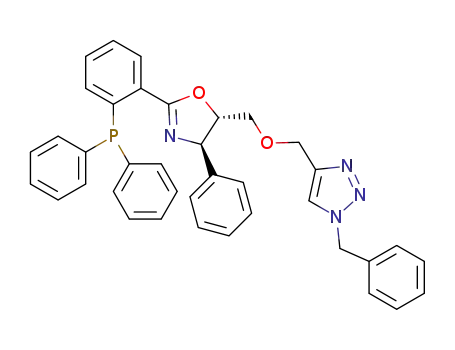 (4R,5S)-5-[((1-benzyl-1H-1,2,3-triazol-4-yl)methoxy)methyl]-2-(2-(diphenylphosphino)phenyl)-4-phenyl-4,5-dihydrooxazole