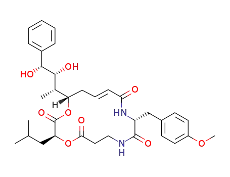C<sub>34</sub>H<sub>44</sub>N<sub>2</sub>O<sub>9</sub>