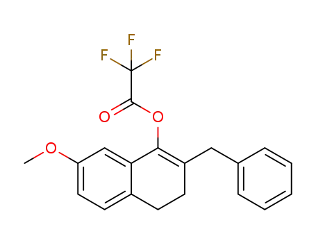2-benzyl-7-methoxy-1-(trifluoroacetoxy)tetral-1-ene