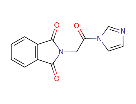 Molecular Structure of 39538-08-4 (Phthalimidoacetic acid imidazolide)