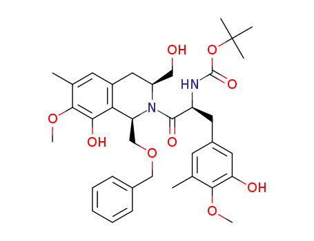 C<sub>36</sub>H<sub>46</sub>N<sub>2</sub>O<sub>9</sub>