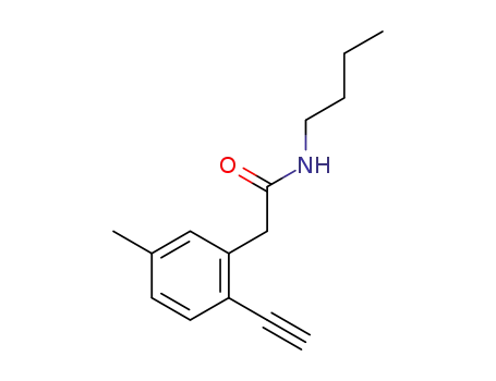 N-butyl-2-(2-ethynyl-5-methylphenyl)acetamide