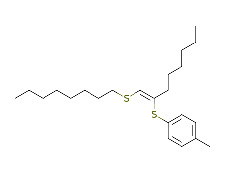 (Z)-octyl[2-(p-tolylthio)oct-1-en-1-yl]sulfane