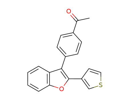 1-[4-(2-(thiophen-3-yl)benzofuran-3-yl)phenyl]ethanone