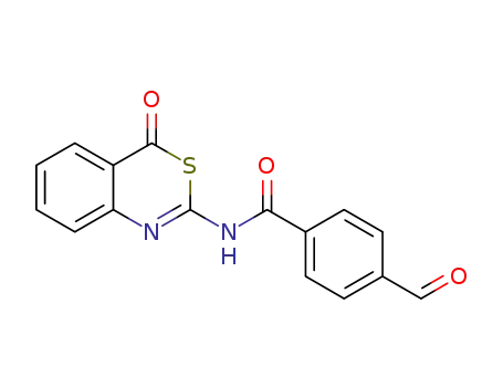 4-formyl-N-(4-oxo-4H-3,1-benzothiazin-2-yl)benzamide