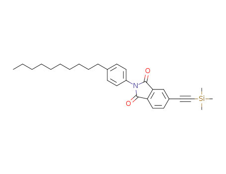 2-(4-decylphenyl)-5-((trimethylsilyl)ethynyl)isoindoline-1,3-dione