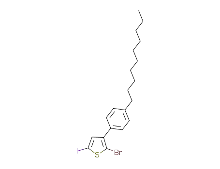 2-bromo-5-iodo-3-(4-decylphenyl)thiophene