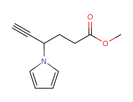 methyl 4-(1H-pyrrol-1-yl)hex-5-ynoate