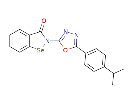 2-[2-(4-isopropylphenyl)-1,3,4-thiadiazol-5-yl]benzisoselenazol-3(2H)-one