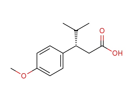 (3S)-3-(4'-methoxyphenyl)-4-methylpentanoic acid
