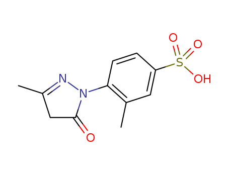 Benzenesulfonic acid,4-(4,5-dihydro-3-methyl-5-oxo-1H-pyrazol-1-yl)-3-methyl-