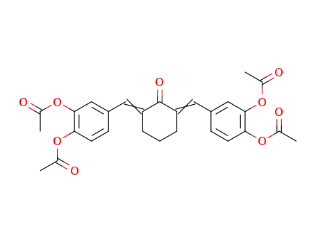 2,6-bis(3,4-diacetoxybenzylidene)cyclohexanone