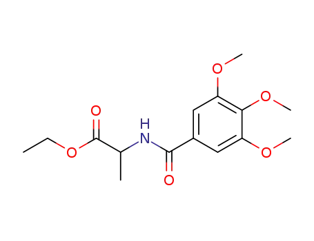 Molecular Structure of 1423044-62-5 (rac-ethyl 2-(3,4,5-trimethoxybenzamido)propanoate)