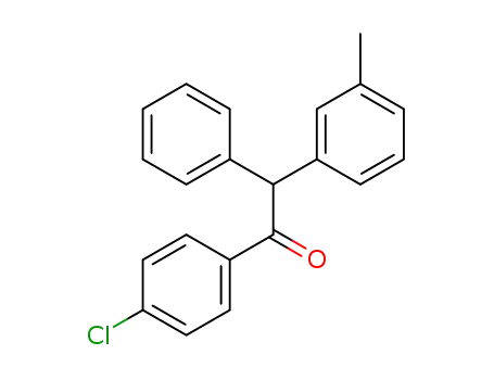 Molecular Structure of 1443223-40-2 (1-(4-chlorophenyl)-2-phenyl-2-m-tolylethanone)