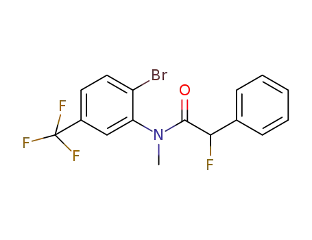 N-(2-bromo-5-trifluoromethyl-phenyl)-N-methyl-2-fluoro-2-phenylacetamide