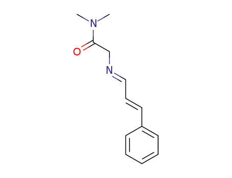 (E,E)-2-[(3-phenylprop-2-en-1-ylidene)amino]-N,N-dimethylacetamide