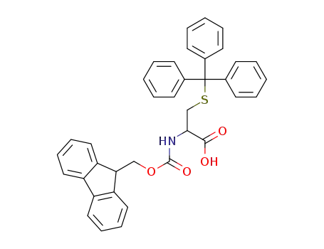 Molecular Structure of 167015-11-4 (N-Fmoc-S-trityl-D-cysteine)