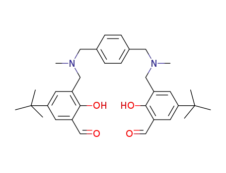 3,3'-(1,4-phenylenebis(methylene))bis(methylazanediyl)bis(methylene)bis(5-tert-butyl-2-hydroxybenzaldehyde)